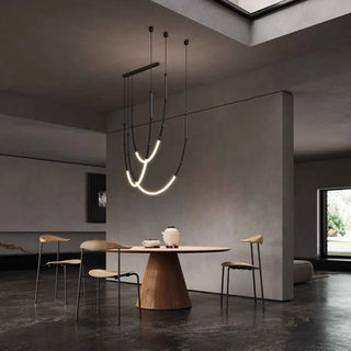 FINAHLED Modern LED Luminous Cable Minimalist Ceiling Light – view 2