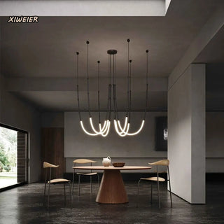 FINAHLED Modern LED Luminous Cable Minimalist Ceiling Light – view 4