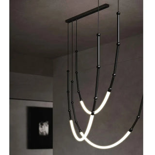 FINAHLED Modern LED Luminous Cable Minimalist Ceiling Light – view 5