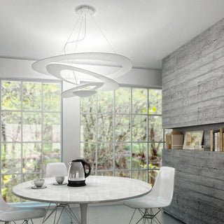 BOMA LED Modern Spiral Sculptural White Matte Ceiling Light – view 3