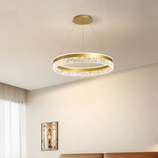 CRISMOD Modern Round Crystal LED Ceiling Light – view 1
