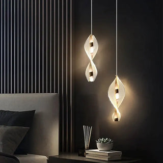 CIROS Modern LED Spiral Twist Ceiling Light – view 2