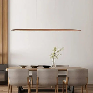 BOLID Linear Wood Design Refined Dining Room Ceiling Light – view 2