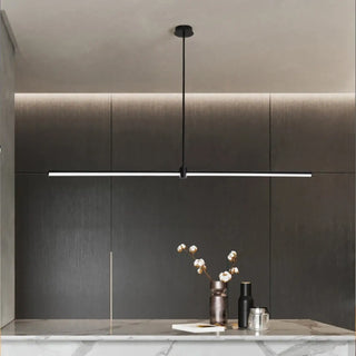 DASPARETE Linear LED Black Minimalist Ceiling Light – view 5