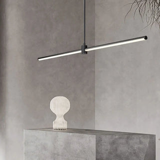 DASPARETE Linear LED Black Minimalist Ceiling Light – view 1
