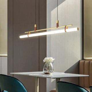 LOLI Minimalist Golden Linear LED Ceiling Light – view 5