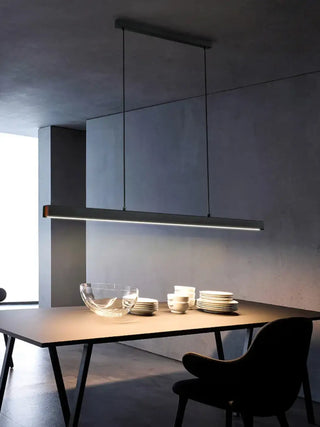 LINO Modern Black LED Linear Ceiling Light – view 4