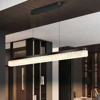 LIXE Modern Linear Crystal Effect Ceiling Light – view 5