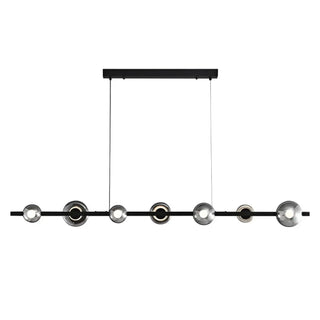 EVAUNI Linear Modern Black and Gold Ceiling Light – view 6