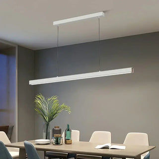 FARON Linear Black Minimalist Dining Room Ceiling Light – view 4