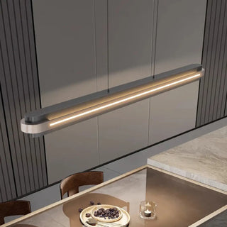 MULIS Linear Black Modern Dining Room Ceiling Light – view 6