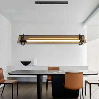 LUNIA Long Industrial Integrated Ceiling Light – view 4