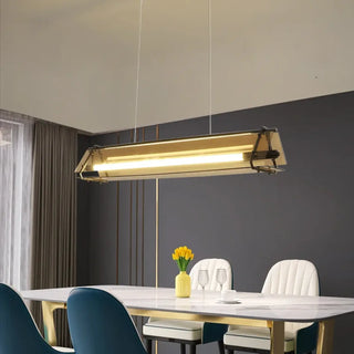 LUNIA Long Industrial Integrated Ceiling Light – view 1