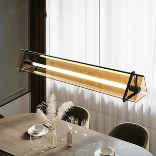 LUNIA Long Industrial Integrated Ceiling Light – view 3