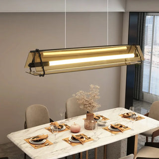 LUNIA Long Industrial Integrated Ceiling Light – view 2