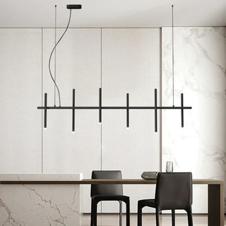 NOLOS Long Black 6-Light Dining Table Ceiling Light – view 3