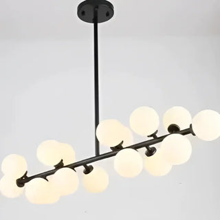 BOX 16 White LED Ball with Gold Base Ceiling Light – view 2
