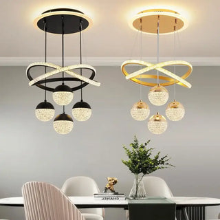 RELA Interlaced Rings Ceiling Light – view 3