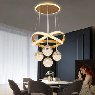 RELA Interlaced Rings Ceiling Light – view 1