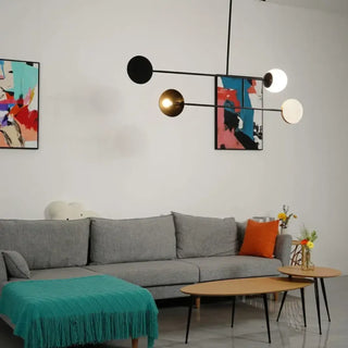 MOGEO Artistic Aerial Geometric Form Ceiling Light – view 2