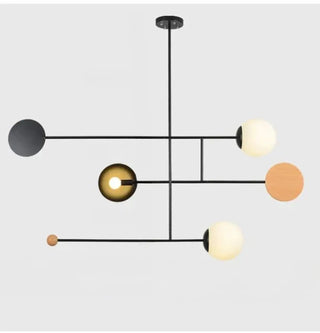 MOGEO Artistic Aerial Geometric Form Ceiling Light – view 3