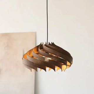 DUROTOP Artistic Natural Wood Ceiling Light – view 1