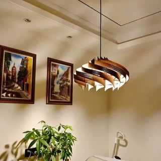 DUROTOP Artistic Natural Wood Ceiling Light – view 3