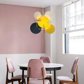 LORENAR Artistic Colourful Circle Ceiling Light – view 3