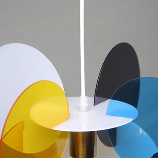 LORENAR Artistic Colourful Circle Ceiling Light – view 5