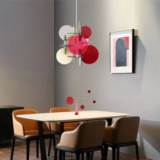 LORENAR Artistic Colourful Circle Ceiling Light – view 2