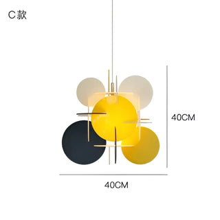 LORENAR Artistic Colourful Circle Ceiling Light – view 7