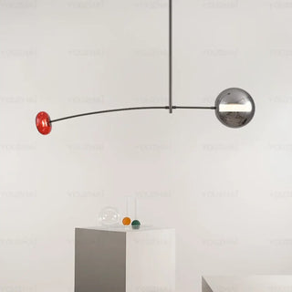 ARTIME Artistic Metallic Colored Glass Ceiling Light – view 4
