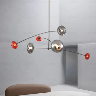 ARTIME Artistic Metallic Colored Glass Ceiling Light – view 3