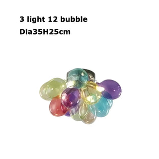 PIROU Artistic Colored Glass Ceiling Light – view 10
