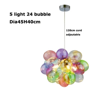 PIROU Artistic Colored Glass Ceiling Light – view 9