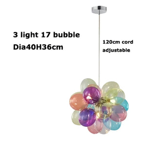 PIROU Artistic Colored Glass Ceiling Light – view 8