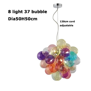 PIROU Artistic Colored Glass Ceiling Light – view 7