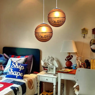 BALLON Soccer and Basketball Ball Design Ceiling Light – view 1