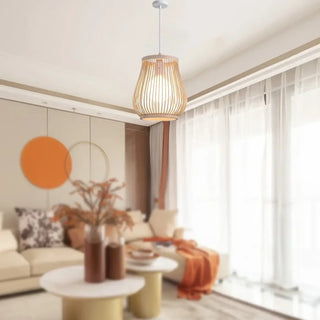 EBAM Minimalist Bamboo Ceiling Light – view 1