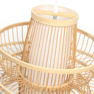BALOU Modern Sculptural Bamboo Ceiling Light – view 4