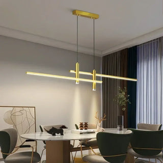 PEND Grid Patterned LED Bars Nordic Pendant – view 2