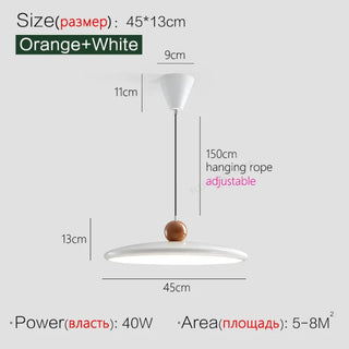 Suspension Beige Marron – Plafonnier Moderne Minimaliste avec Éclairage Ambiant Doux