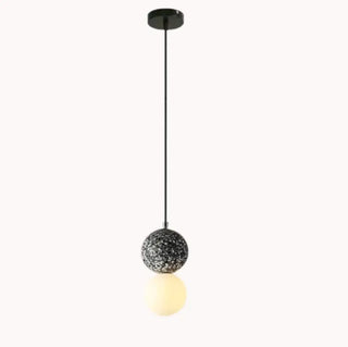 DOUFITE Elegant Round Concrete Ceiling Light – view 8