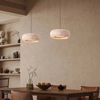 PIRAO White Stone Vintage Design Ceiling Light – view 2