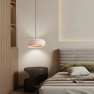 PIRAO White Stone Vintage Design Ceiling Light – view 1