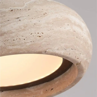 PIRAO White Stone Vintage Design Ceiling Light – view 4