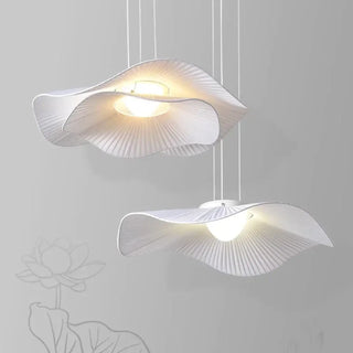 CONA White Double Curved Shade Ceiling Light – view 3