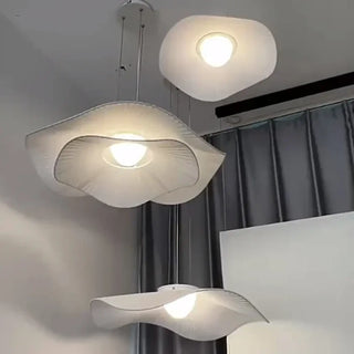 CONA White Double Curved Shade Ceiling Light – view 2