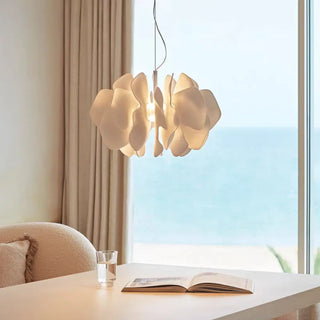 KALIREN White Ceramic Design Ceiling Light – view 3