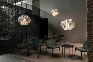 KALIREN White Ceramic Design Ceiling Light – view 5